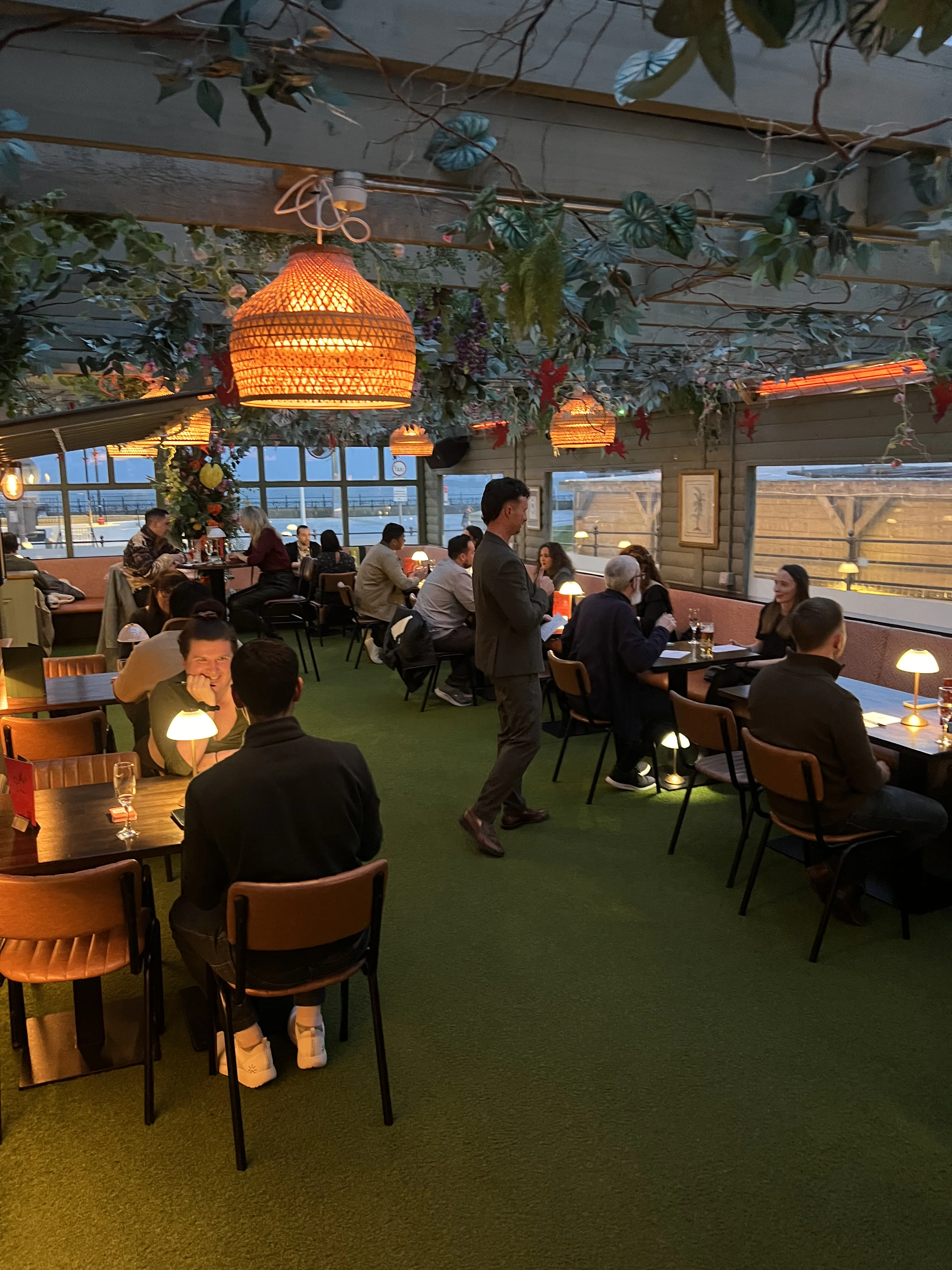 Guests mingling at a hosted Dublin singles event
