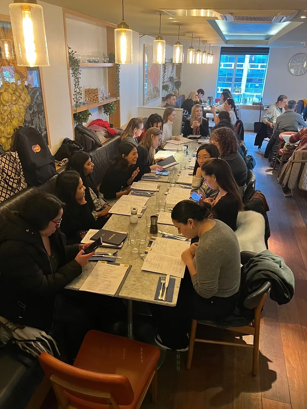 Women socialising over food