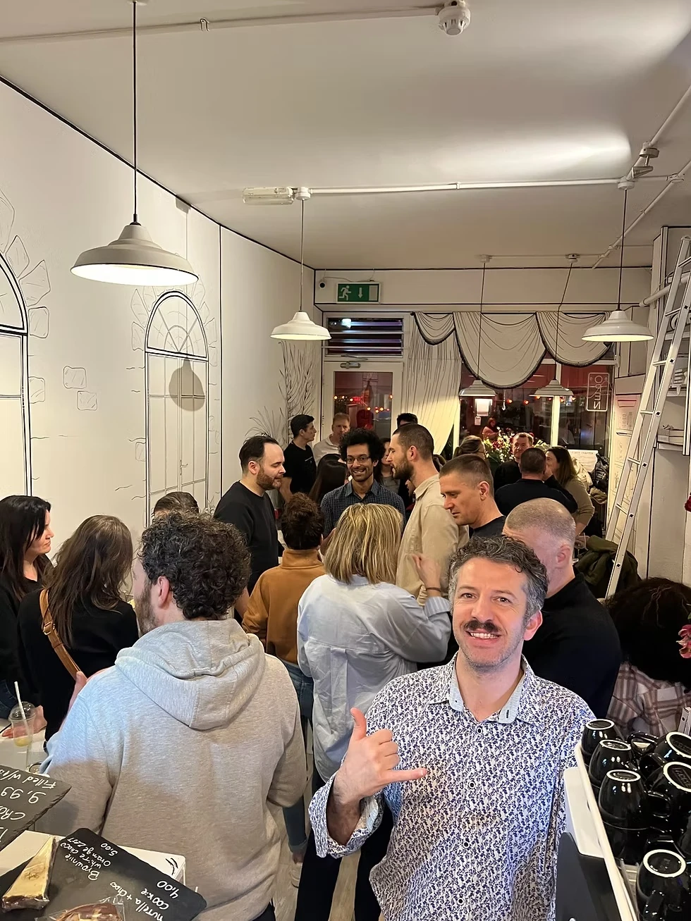 Solo Meets Social gathering indoors